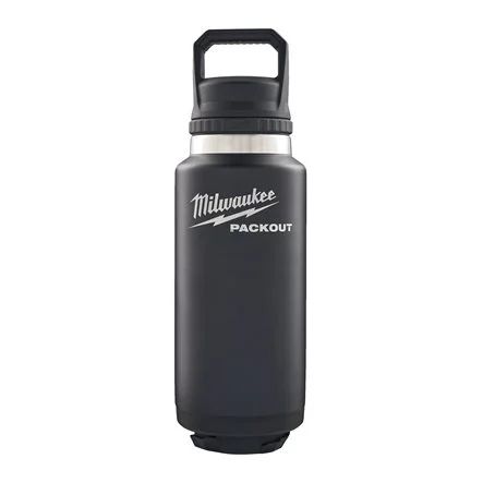 PACKOUT™ Thermosflasche 1065 ml mit Schraubdeckel, schwarz / Milwaukee # 4932493468 / EAN: 40585464