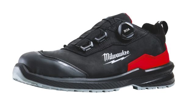 FLEXTRED™ S3S Sicherheits-Halbschuh BOA Leder schwarz / Milwaukee # 4932498106.0